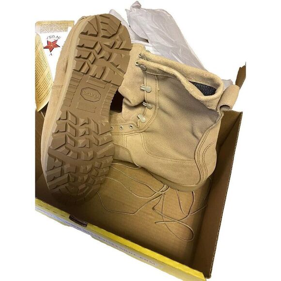 New Belleville Mns 03-D-0322 Goretex Desert Tan Lace Military Combat Boots 16XXW